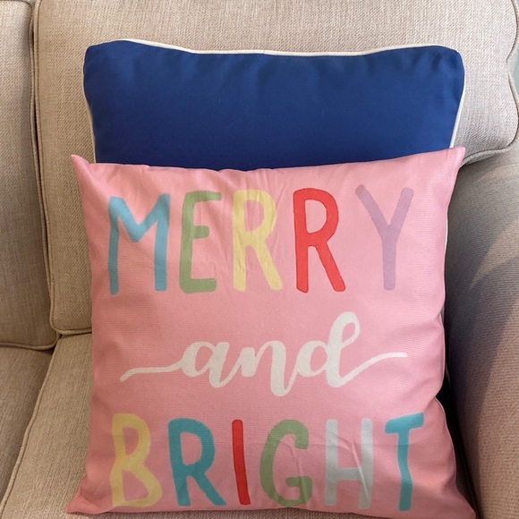 Pink Christmas Pillow  - Coquette Holiday Decor - Picture 8 of 16
